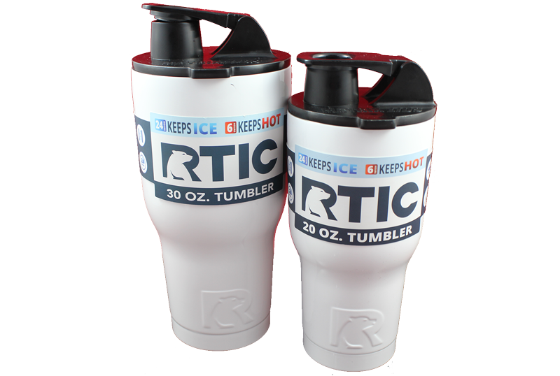 RTIC Outdoors Clear Plastic Snap Cap Drinkware Accessory - Dishwasher Safe, No Sweat Exterior | 6279
